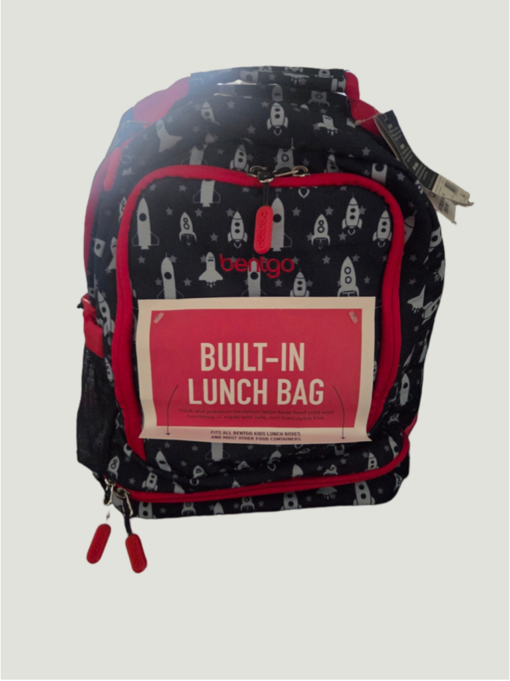 Bentgo 2-in-1 Kids Rocket Laptop Backpack, Large (BGBKPAK-RKT)